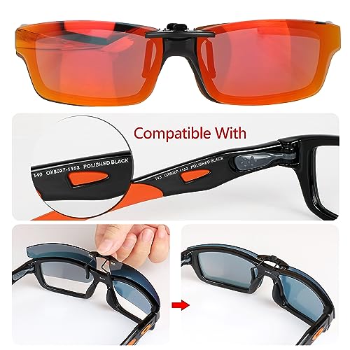 Image of Polarized CLIP-ON Sunglasses for Oakley Crosslink OX8027 53x17