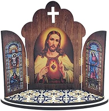 Capela Em Mdf Sagrado Coração De Jesus Pequena