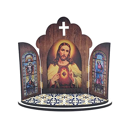 Capela Em Mdf Sagrado Coração De Jesus Pequena