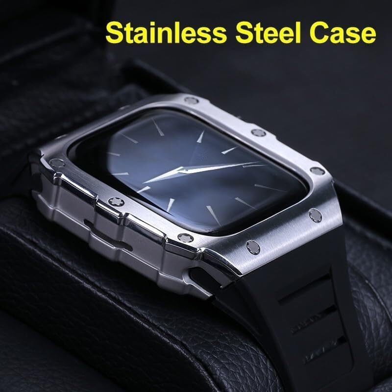 Correa de silicona con acero para Apple Watch: adiós a las rozaduras 3