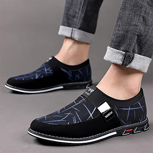 Image of Veslesth Men Casual Shoes Sneakers Loafers Comfort Walking Shoes Fashion Driving Shoes Luxury Leather Shoes for Male Business Work Office Dress Outdoor