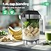 Blender Pitcher 48oz Compatible with vitamix Quiet One VM0145, Advance 36019 15978 16016, VM0100A Commercial Smoothie Cup, BPA-Free Durable Jar