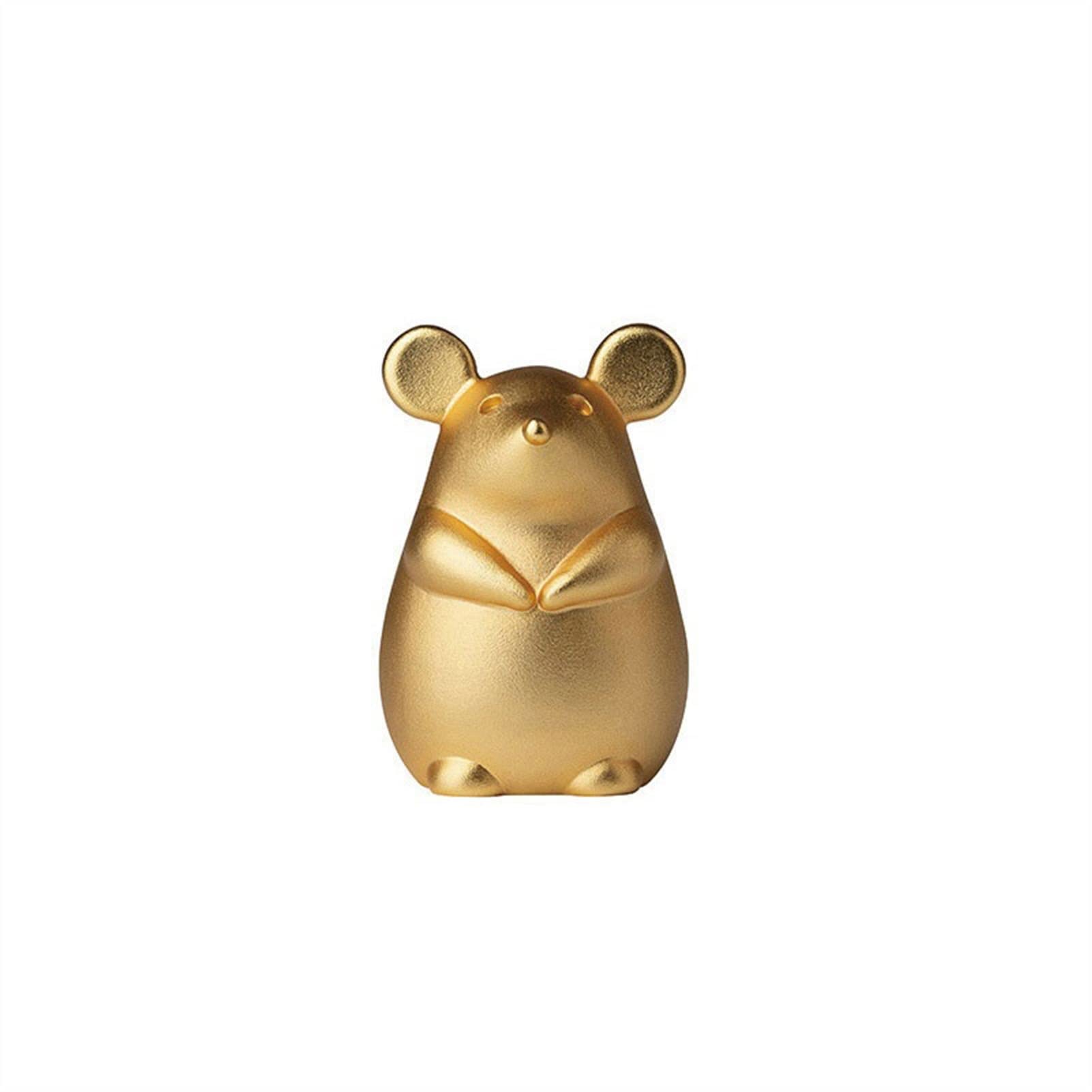 Wystrój domu mosiężne dekoracje zwierzęce, mini figurki zwierząt dekoracje chińskiego zodiaku, dekoracje zodiaku, dekoracje zwierząt, mysz artystyczna dekoracyjna