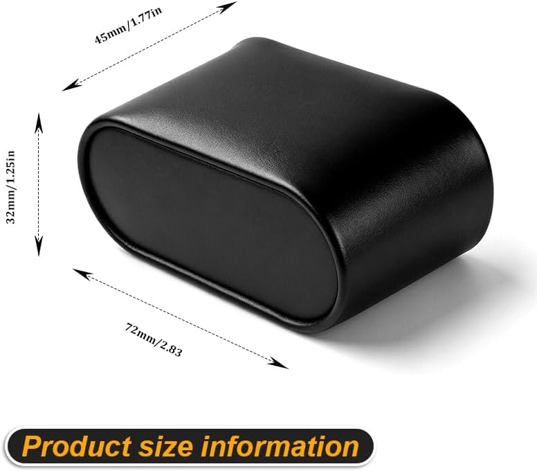Watch Pillow 6-pack Black PU Leather Jewelry Storage Pad