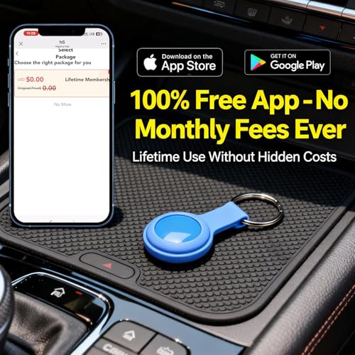 GPS Tracker for Vehicles,Cars,Kids & Pets,Real-Time Location Updates,No SIM Card No Subscription,Long Standby Waterproof - Additional View