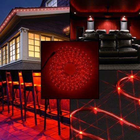 Image of Moonlight 3014 SMD LED Strip Rope Light, Waterproof Decorative led Light with Adapter. (Red)-2 Meter