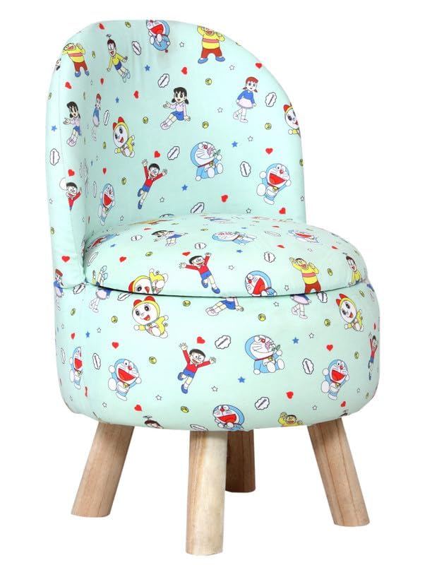 Image of Ottoman Kids pouffe Stool for Small Baby Chair Study Stool for Kids Playing Products Little Baby Dining Chair for Feeding Kids Cartoon Bedroom Chair,14x14x26 Inch, Single Chair