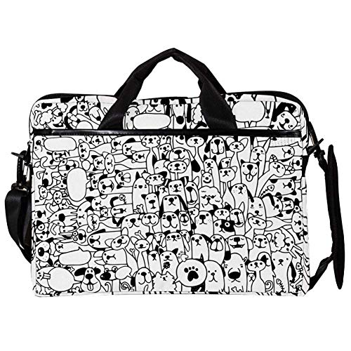 Sacoche bandoulière pour ordinateur portable 14-15.4" motif chats pour le transport quotidien