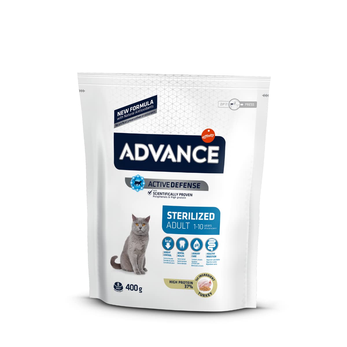 ADVANCE Feline Adult STERILIZED Pavo 400GR