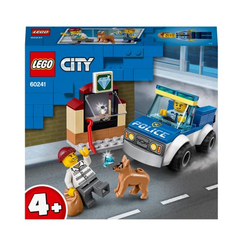 Image of LEGO 60241 City 4+ Police Dog Unit with Car&Dog Figure for Kids (Multicolor,4+ Yrs Old), 67 Pcs