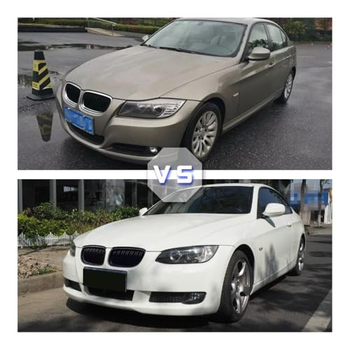 Calandre Avant Grille de Capot Noire pour BMW E90 E91 LCI Facelift 2009-2011 - 3