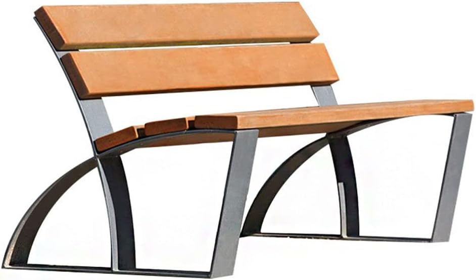 Park Benches Creative Outdoor Bench Park Chair Square Outdoor Bench Galvanized Sheet Seat Community Square Landscape Leisure Bench Outdoor Benches