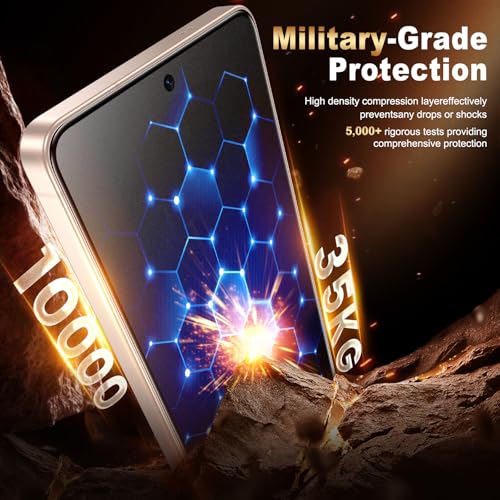Image of UniqueMe 2 PACK for Samsung Galaxy S26 Matte Privacy Screen Protector | Anti-Glare, Anti-Fingerprint, Fingerprint Unlocking, Easy Installation, Bubble-Free, 9H Hardness, Tempered Glass