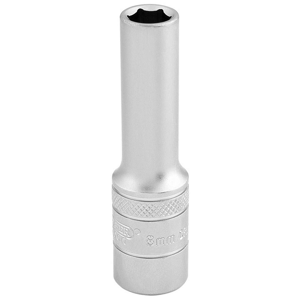 Draper Expert 6 Point Metric Deep Socket, 3/8" Sq. Dr., 8Mm