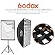GODOX Softbox 80X120cm Rechteckige Softbox Honeycomb Grid Gitter Softboxes mit Bowens für Portrait Studio Blitz Speedlite Softbox (SB-FW80X120)