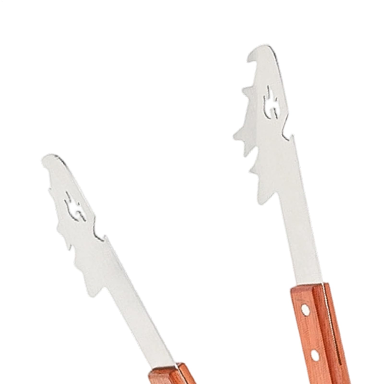 Set di Utensili per Barbecue 3 Pezzi Multifunzionale Compatto Completo