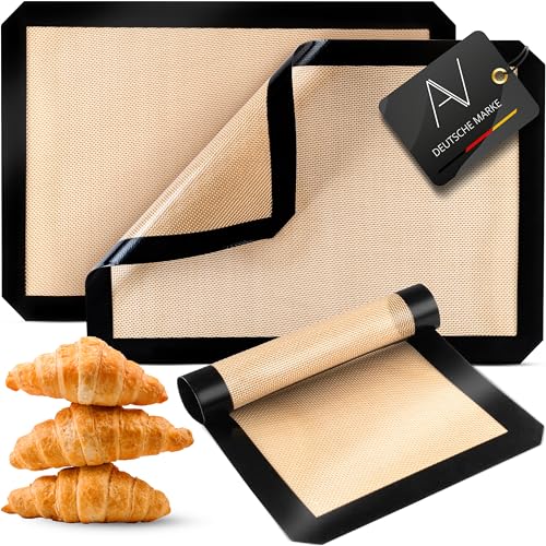 AVANA Tappetino da forno in silicone Set da 3