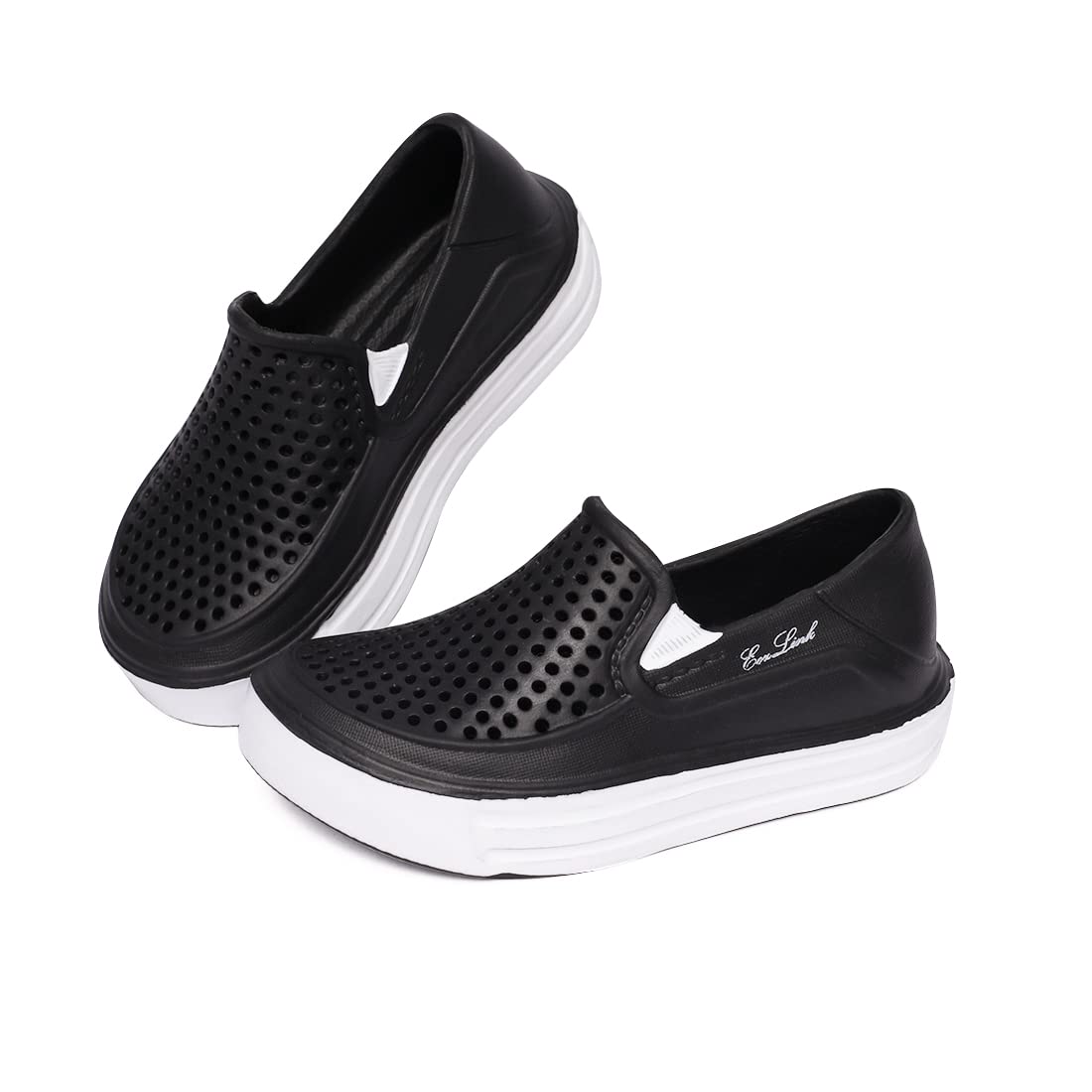 Eozlink Toddler Unisex-Child Garden Clogs Slip-On Water Shoe Slip on Breathable Sneaker for Toddlers Lightweight Close Toe Sandals Quick Dry Clog for Boys and Girls Beach Sandals