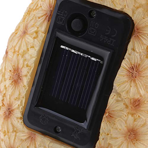 Homyl Coruja De Jardim Com Luz Solar - Torne Sua Casa/Jardim Mais Atraente