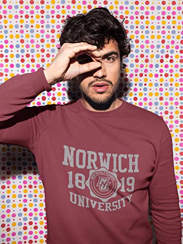 Norwich University Vintage Unisex Crewneck Sweatshirt - Norwich Partridges Apparel2