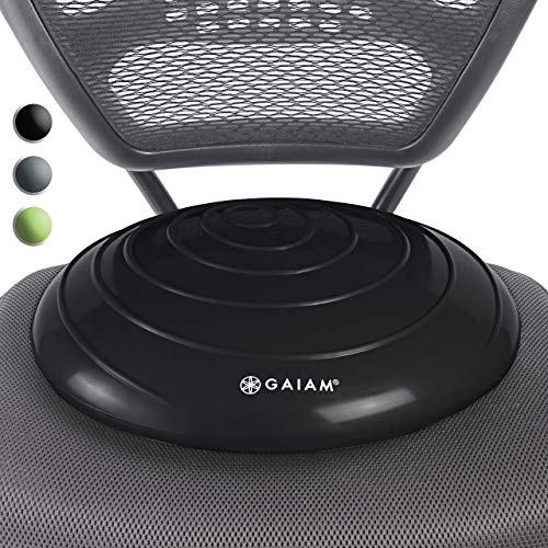 Gaiam Balance Disc Wobble Cushion Stability Core Trainer for Home or Office Desk