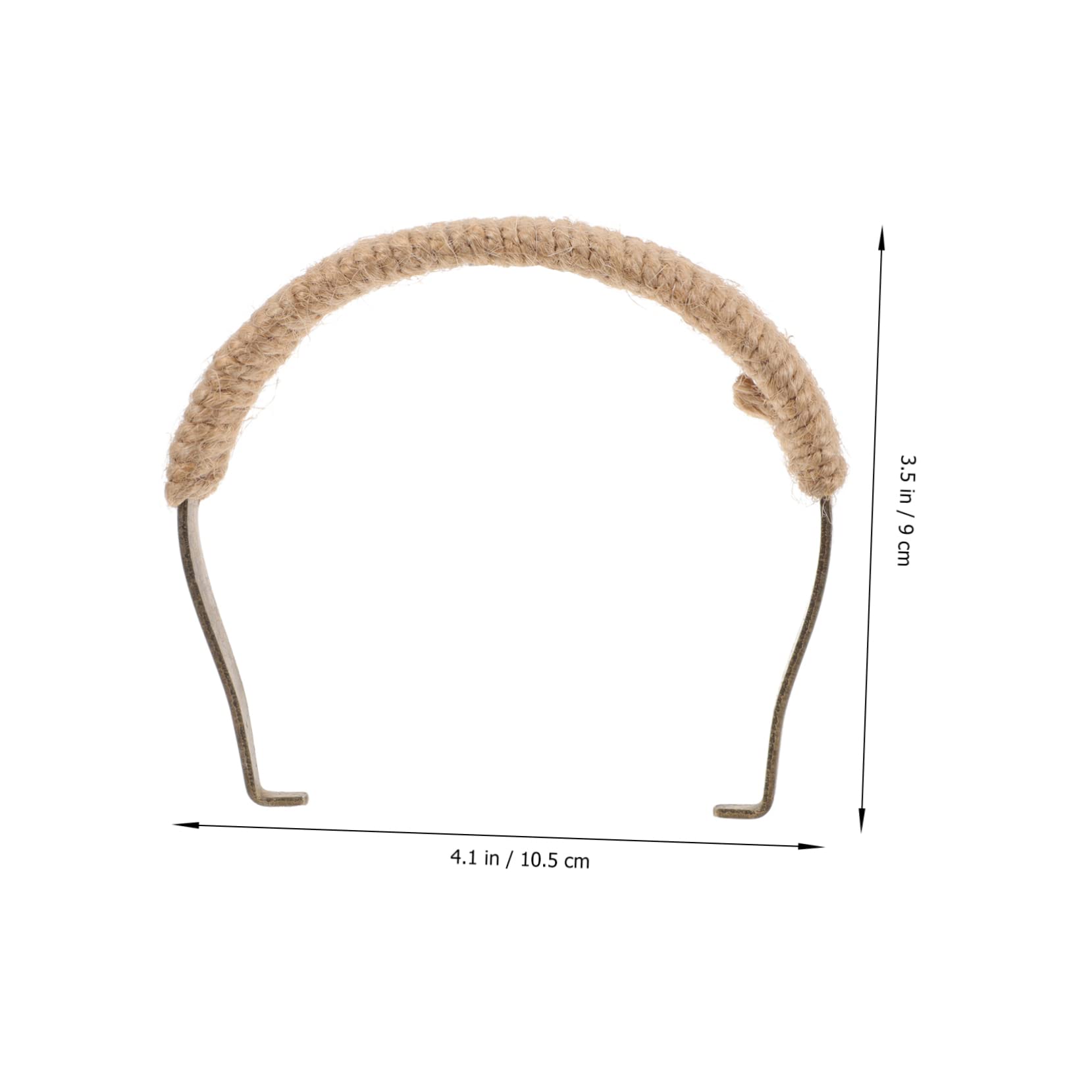 Mango Tetera Reemplazo Resistente Al Calor Para Tetera Cerámica Diseño Rústico Con Cuerda De Cáñamo Mediano Accesorio Ergonómico Para Cocina Japonesa y Coreana