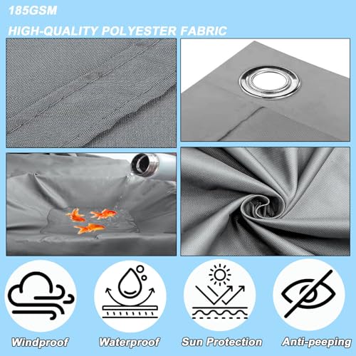 Voile d'ombrage pour bloquer les UV sur terrasse étroite et patio
