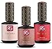 Produktbild PINK GELLAC Shellac Gel Nagellack Set 3 x 15 ml für UV LED Lampe | 105 Blush Orange | 166 Vintage Nude Rosa Rose | 161 Ibiza Pink | Nagel Lack Gellack Nagelgel (105-161-166)