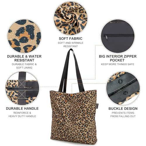 Bolso Tote Mujer HOLYLUCK con Bolsillo Interior y Cierre miniatura 5