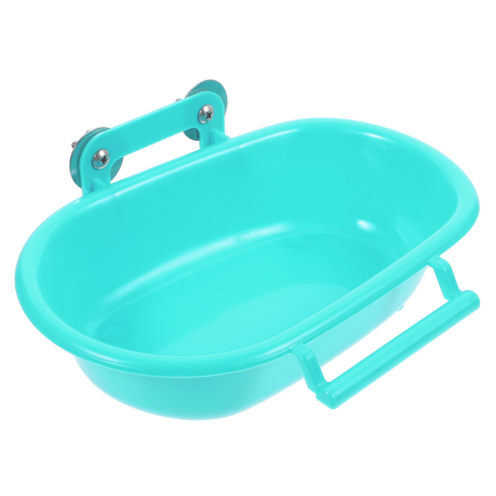 Garneck Box Parrot Bath Tub Bird Cage Accessories Bathing Bird Cage Baths Bird Bath Bathtub for Parakeet Parrots Pet Bath Tub for Bird Parrot Small Tubs Birds Indoor Bird Shower Green Pp