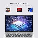 HP 17 Laptop, 17.3" FHD Display, 32GB RAM, 1TB SSD, AMD Ryzen 5 Processor(Beats i7-1165G7, Up to 4.3GHz), Webcam, Numeric Keypad, Long Battery Life, Windows 11 Home, Alpacatec Accessories, Silver - Image 2