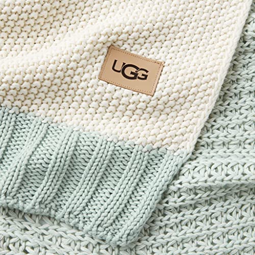 Ugg - Margaux Throw Blanket - Soft Sweater Knitted Throw Blanket - 50" X 70" - Warm Accent Blanket For Couch Or Bed - Cozy Home Décor - Clear Creek #TOP3
