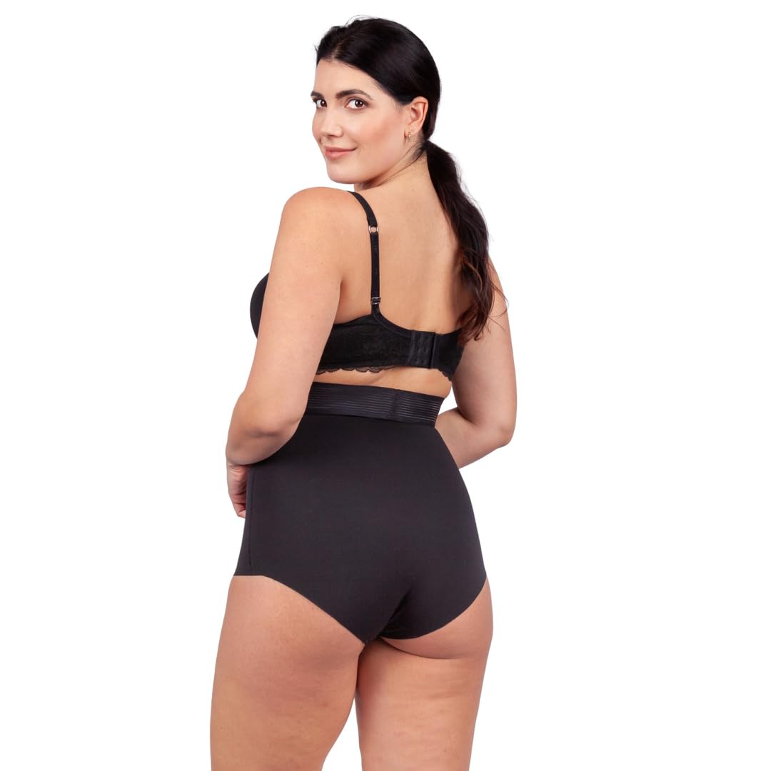 LIPOELASTIC Slip Modellante Donna a Vita Alta - Guaina Contenitiva Senza Cuciture, Intimo Modellante Effetto Seconda Pelle con Compressione Leggera