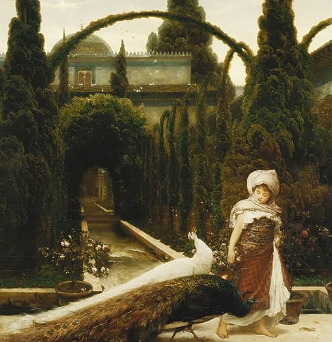 Un rêve de Grenade affiche le jardin mauresque Leighton pour décoration murale