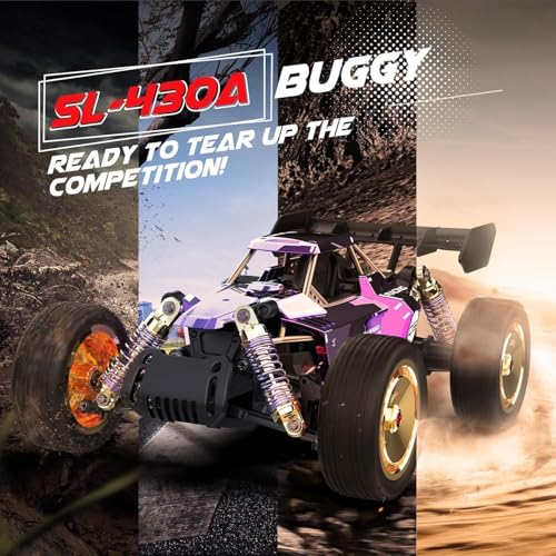 Image of RC Car, Remote Control Cars W /Metal Shell Proportional Throttle for 40 Min Play, High Speed Radio Controlled 1:14 Monster Truck, Off Road Hobby Electric Vehicle Gift for Boys (Heavy Box)