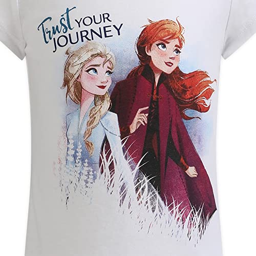 Disney Frozen Girls T-Shirt, Zip Up Hoodie And Legging Pants Set For Toddler And Little Kids – White/Grey/Navy/Blue #TOP5