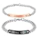 NEHZUS His and Hers Stainless Steel Couples Bracelet