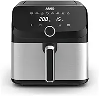 Fritadeira sem Óleo Airfryer Arno Mega Digital 7,5L Inox 1700W AFD7 110V