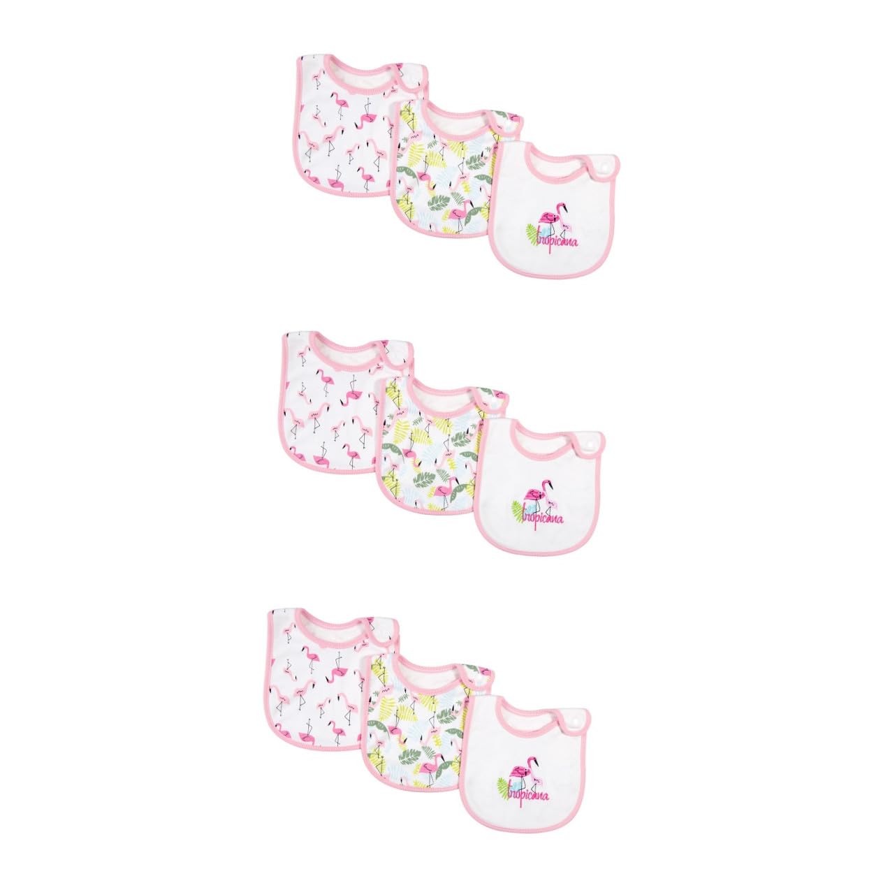 YARNOW Bavoirs Coton Imperméables avec Motif pour Nourrissons Serviette De Pratique pour Garçon Fille Lors des Repas