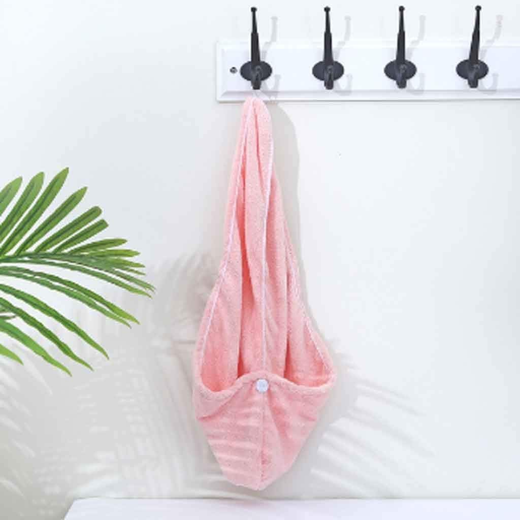 Women Bathroom Super Absorbent Quick-Drying Thicker Microfiber Bath Towel Hair Dry Cap Salon Rapid Drying