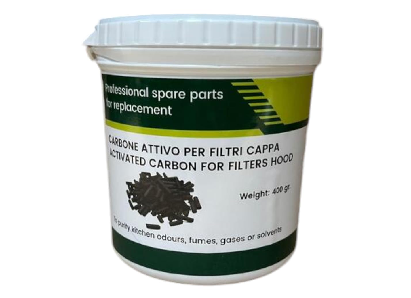 Confezione da 500 g di Granuli di carbone attivo – Accessori e manutenzione – Tutte le Marche