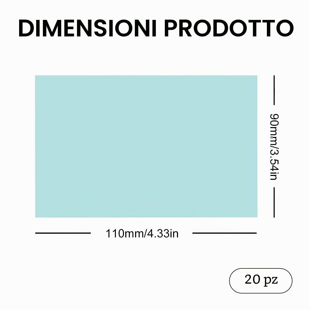 Lente per Casco Saldatura 20 PCS 110x90mm Policarbonato Lente di Ricambio Piastra Protettiva Trasparente Lente Ricambio per Saldare Il Foglio Protettivo Esterno O Interno