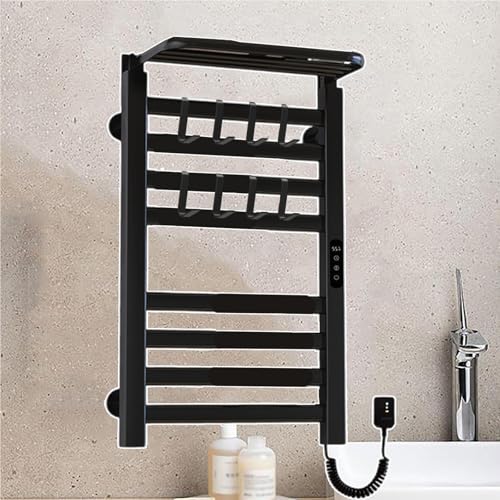 Chauffe-serviettes alu haut de gamme à écran LCD et finition blanche