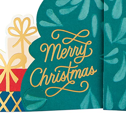 Hallmark Paper Wonder Cartão de Natal Pop-up com colmeia (árvore de Natal)