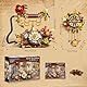 PLAXSOON Blumen Retro Telefon Uhr Bauspielzeug, 2 in 1 Sammler Vintage Telefon Klemmbausteine Modell mit Realistischem Design, 882 Stück Home Office Deko Geschenk für Erwachsene Mädchen Jungen 12+