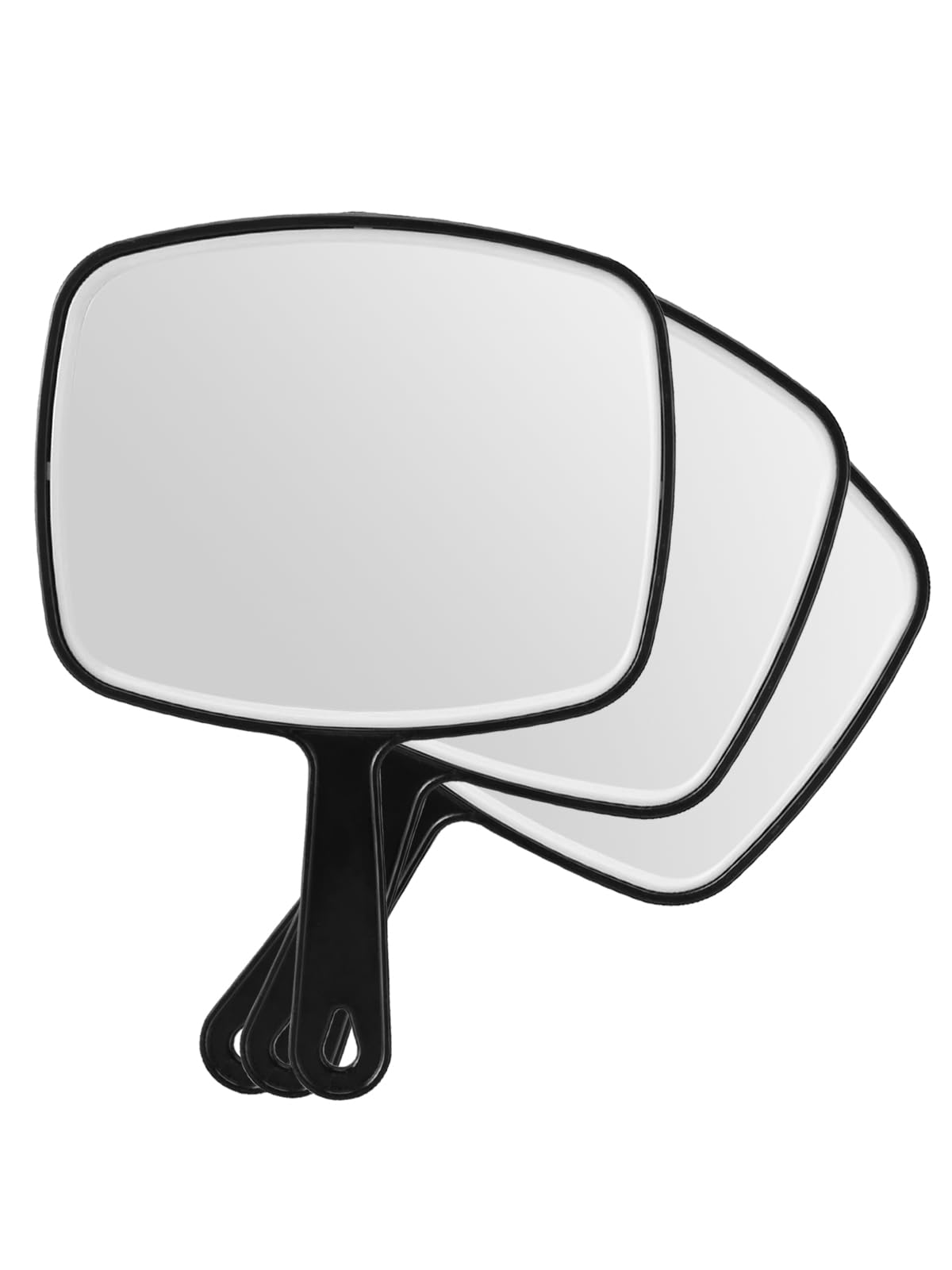 OMIRO Handspiegel, schwarzer Handspiegel