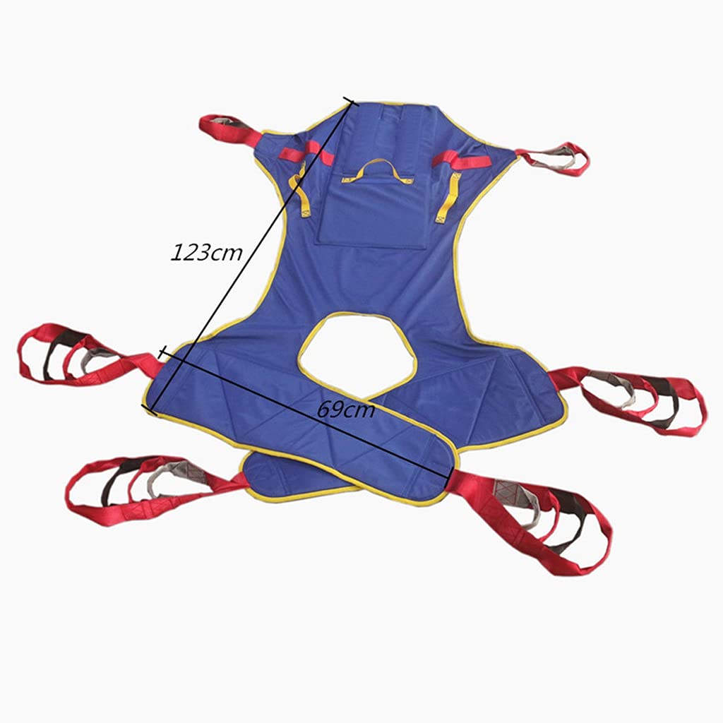 Eslinga de Ajuste de Cuerpo Completo para Ancianos,discapacitados y discapacitados,Eslinga cómoda para IR al baño para polipastos,Ayuda de Apoyo para Ayudar a Sentarse y levantarse en la Cama