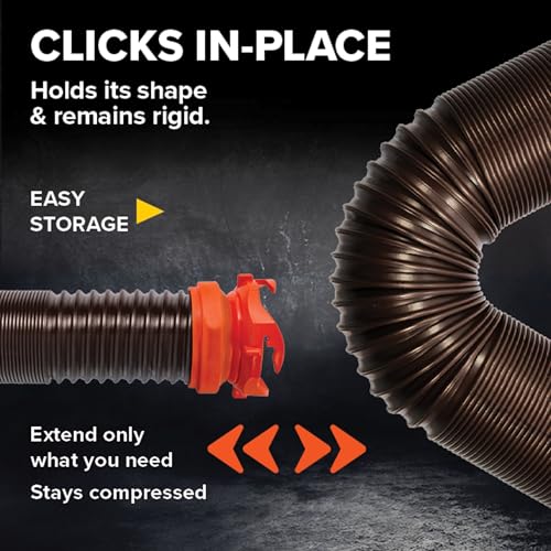 Camco RhinoFLEX 15 Ft Complete RV Sewer Hose