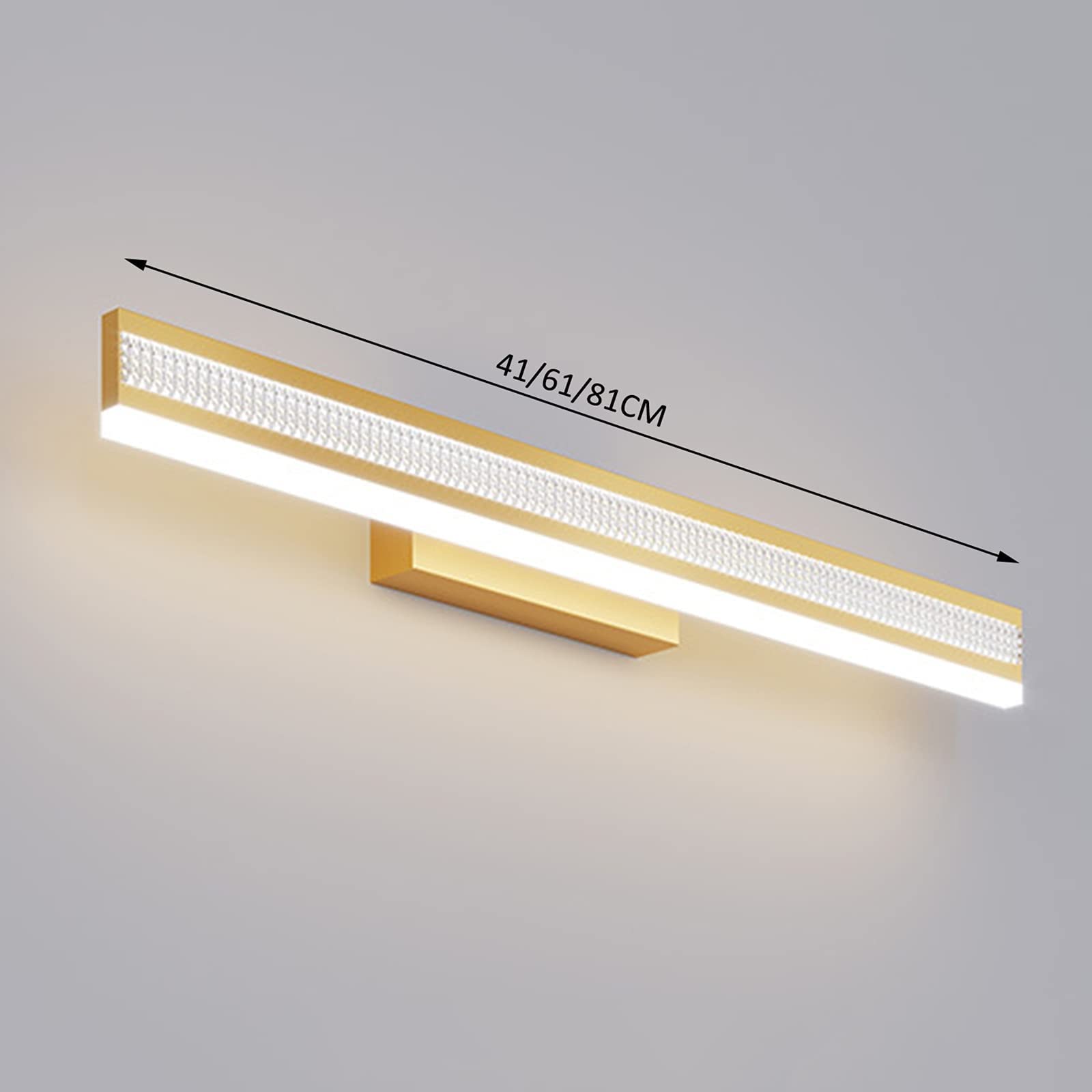 XANAYXWJ Espejo LED Luces Delanteras American Creative Home Baño Tocador Impermeable Maquillaje Armario Mural Pantalla Iluminación Lámpara Eficiencia