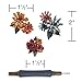 Sizzix Thinlits Die Set 660227, Tiny Tattered Florals by Tim Holtz, 15 Pack, Multi Color, One Size
